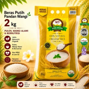 Beras Putih Pandan Wangi 2kg